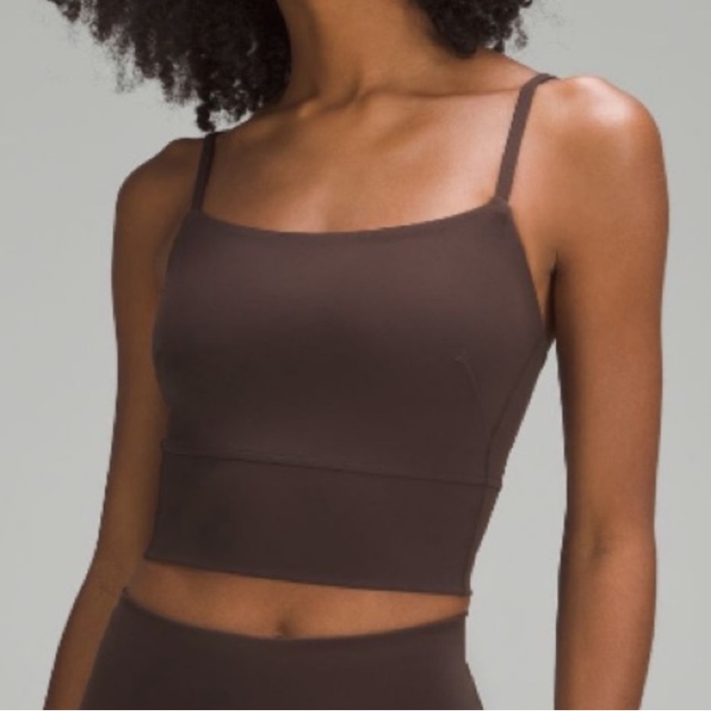 🤎 Lululemon Athletica Wunder Train Crop Tank Espresso 12 🤎